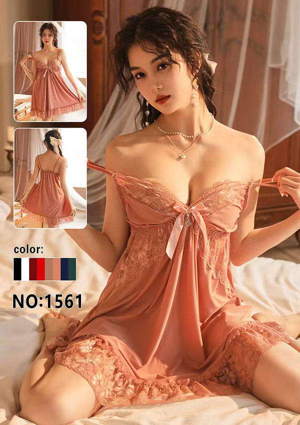 2 Pcs Women Malai Net Nighty